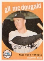 1959 Topps Baseball Cards      345     Gil McDougald